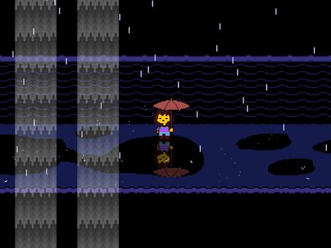 Undertale Waterfall Relaxation Undertale Waterfall, Undertale Background, Flowey The Flower, Kin List, Concept Map, Video Gaming, Toby Fox, Pixel Art Design, Biome