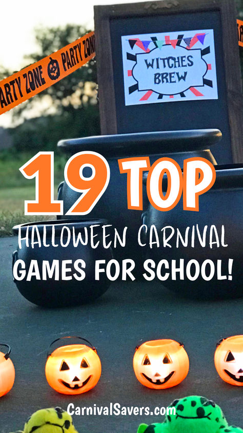 image shows halloween game at a school event Football Fall Festival Game, Halloween School Carnival Games, Best School Carnival Games, Halloween Games For Big Groups, School Halloween Carnival Ideas, Preschool Halloween Carnival Games, Diy Cardboard Halloween Games, Games For Trick Or Treaters, Halloween Ball Toss Game