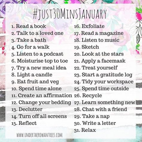 January Self Care, Self Care Month, Monthly Celebration, January Activities, Self Care Challenge, Monthly Activities, Life List, Mac Miller, 30 Day Challenge