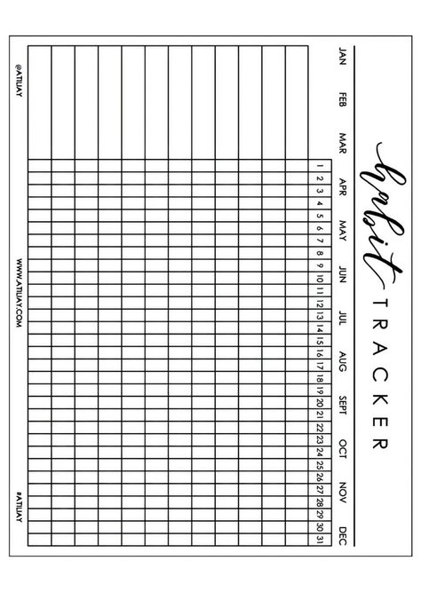 Blank Habit Tracker, Free Habit Tracker Printable, Study Planner Printable, Symptom Tracker, Daily Progress, Habit Tracker Bullet Journal, Habit Tracker Printable, Healing Journaling, Writing Therapy