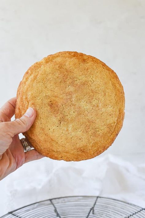 giant snickerdoodle cookie recipe Giant Snickerdoodle Cookie Recipe, Small Batch Recipes, Cake For Two Recipe, Snickerdoodle Cookie Recipe, Snickerdoodle Bars, Batch Baking, Batch Recipes, Small Batch Baking, Snickerdoodle Cookie