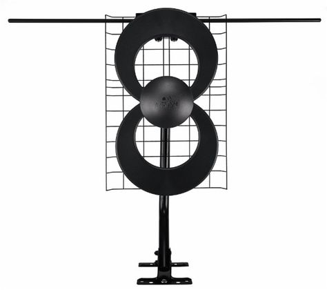 Antennas Direct - ClearStream 2V Long-Range HDTV Antenna - Black/Silver - Front… Best Outdoor Tv Antenna, Long Range Tv Antenna, Outdoor Hdtv Antenna, Outdoor Tv Antenna, Outdoor Antenna, Digital Antenna, Hdtv Antenna, Tv Antennas, Outdoor Tv