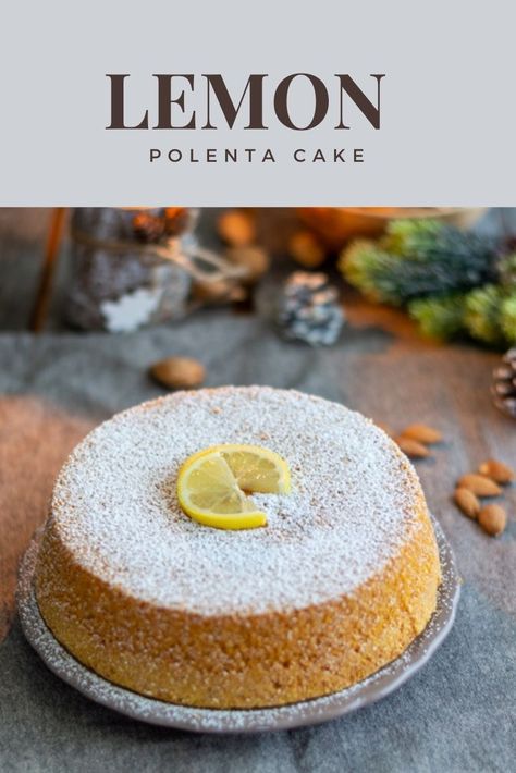 #lemon #polentacake #italiancake Lemon Polenta Cake Gluten Free, Polenta Cakes Sweet, Polenta Desserts, Grits Dishes, Sweet Polenta, Scandinavian Desserts, Lemon Polenta, Lemon Polenta Cake, Paleo Cakes