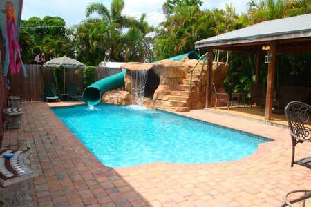 Have A Great Vacation, Backyard Area, Pool Home, Tropical Pool, Dream Backyard, Backyard Projects, Washer Dryer, Backyard Oasis, Pool Area