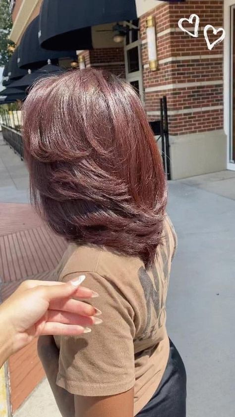 Pressed Natural Hair, Silk Press Natural Hair, Layered Haircuts For Medium Hair, Fesyen Rambut, Easy Curly Hair, Dyed Natural Hair, Flat Iron Hair Styles, Haircuts For Medium Hair, Haircuts Straight Hair