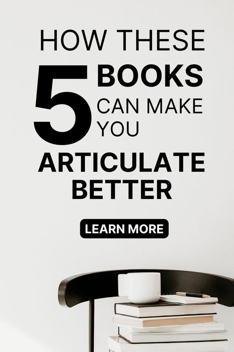 Articulating your thoughts into something coherent and confident is not as easy as it sounds. It can be quite daunting if you do not yet have the skills to clearly communicate what you want to but you can certainly learn how to articulate better using how to articulate better books. How To Be Articulate, How To Articulate Better, How To Be More Articulate, How To Articulate Your Thoughts, How To Speak Better, Books To Improve Communication Skills, Communication Books, Reading Checklist, Business Books Worth Reading