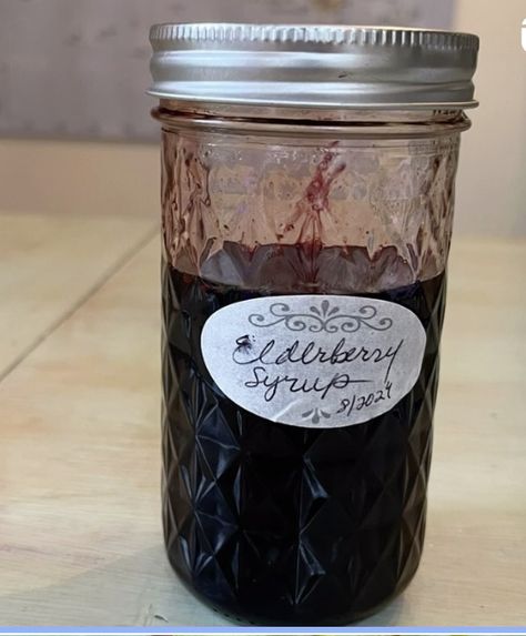 Elderberry Syrup Recipe (Using Fresh Berries) Elderberry Tea, Elderberry Syrup Recipe, Elderberry Recipes, Elderberry Syrup, Blood Sugar Control, Tiny Cabin, Syrup Recipe, Wild Food, On October 3rd