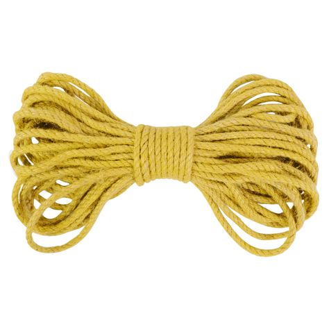 PRICES MAY VARY. THICK AND STRONG TWINE: Our jute rope is 5mm (1/5 inch) in thickness, made of 3 strand twisted, sturdy and soft, great for DIY craft projects! ENVIRONMENT FRIENDLY: Made of natural jute fiber material, biodegradable, well-made and sturdy, will work well with many of your macrame projects. 16 COLORS TO CHOOSE FROM: Colored hemp rope has 16 exquisite colors, which can be matched with gift boxes of various colors, and is a very good way to decorate. JUTE TWINE FOR CRAFTS: The twine Cat Scratch Post, Home Decor Yellow, 3 Strand Twist, Gardening Diy, Cat Scratch, Cat Scratching Post, Hemp Rope, Jute Rope, Natural Garden