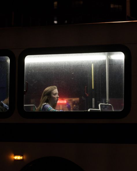 Passing Portrait on the Subway Lightning Photos, Bus Travel, Lower East Side, Cinematic Photography, Bus Stop, The Bus, Documentary Photography, Street Photo, Film Stills