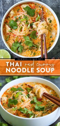 Thai Takeout, Red Curry Noodle Soup, Soup Spicy, Mapo Tofu, Spicy Soup, Bread Easy, Vegetarian Curry, Curry Soup, Pasta Food