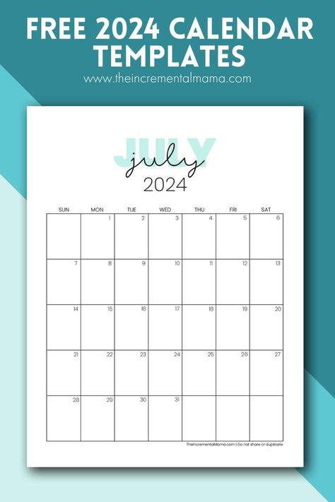 Free printable calendar templates are a versatile way to organize your life. Grab these free cute 2024 printable calendar designs. Grab all 12 monthly templates for free. Each vertical design is blank so you can use it however you'd like. Goodnotes Monthly Calendar Template Free, Cute Calendar 2024 Free Printable, Calendar Design Template 2024, Free Monthly Calendar Printable 2024, Free Printable 2024 Monthly Calendar, Free Printable Monthly Calendars 2024, Free Calendar 2024, Monthly Calendar Printable 2024, Free Printable 2024 Calendar