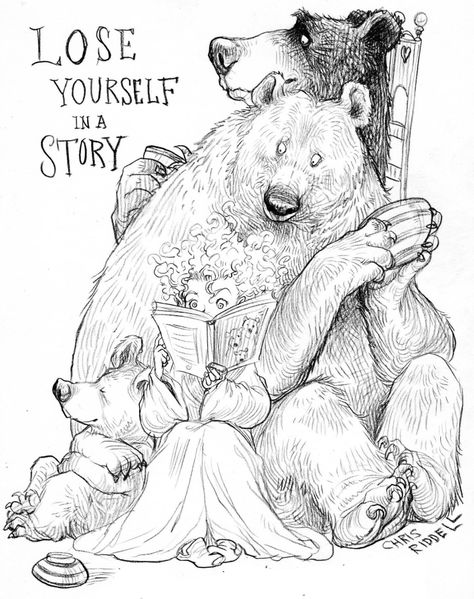 Bear Goddess, Dibujos Toy Story, Chris Riddell, 동화 삽화, White Drawing, Bear Art, Black And White Drawing, Illustration Inspiration, Childrens Illustrations