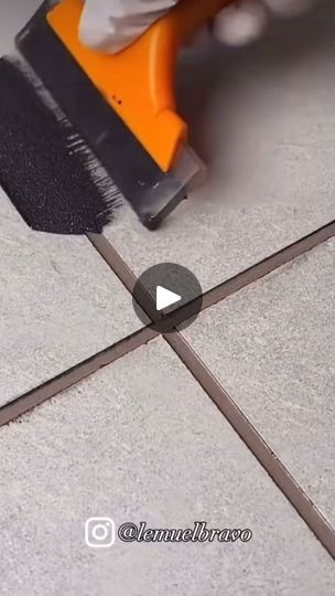 44K views · 424 reactions | Epoxy grout; • • By @lemuelbravo  • • •Epoxy grout, ideal for bathrooms and kitchens, is readily available in most hardware stores. While it’s best suited for smooth floors, you can protect uneven surfaces with tape. Before application, remove old grout using a grout saw or diluted Muratic acid, ensuring safety with robust gloves due to the acid’s strength. Scrape away old grout to a depth of around an eighth of an inch to accommodate the epoxy grout. Once applied, epoxy grout cannot be overlaid, so precision is key. Mix the epoxy grout and press it into the cleaned surface, only applying what you can promptly clean off, as it becomes permanent once dried. Clean the grout as soon as possible after application to prevent any residue from drying and becoming diffi Grout Repair, Epoxy Grout, Hardware Stores, Hardware Store, Grout, Tile Floor, Bathrooms, Kitchens, Repair