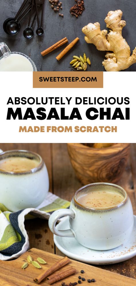 Chai Tea With Coconut Milk, India Chai Tea Recipe, Marsala Chai Tea, Masala Tea Recipe How To Make, Chai Spiced Coconut Milk, Indian Tea Recipe Masala Chai, Chia Tea Recipe Indian, Spicy Chai Tea Recipe, Spiced Milk Recipe