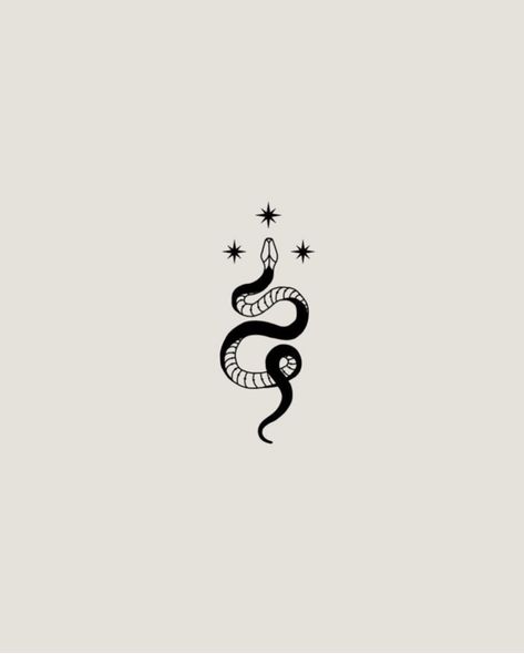 Basic Snake Tattoo, Mini Tattoos Snake, Mini Snake Tattoo, Small Snake Tattoo, Persian Tattoo, Basic Tattoos, Serpent Tattoo, Petit Tattoo, Snake Tattoo Design