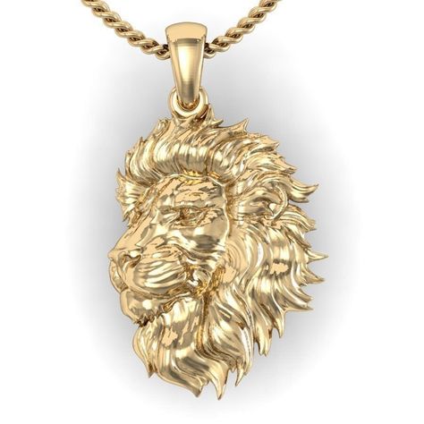 14K Solid Gold 3D Lion Pendant, Gold Lion Pendant, Unisex Lion Pendant, Gift for Her Metal: 14K Solid Yellow Gold (Stamped as 14K) Comes in 14K White, Yellow & Rose Gold Pendant Size: 31mm x 23mm (Approx.) Pendant Weight: 7.86 Grams (Approx.) Bail Opening: 4.0mm - Perfect to use it with thick Chains. If your chain is thicker please contact us. We will be able to make the bail opening bigger accordingly. If you need any changes on this pendant please let us know.  Important Note: The Lion Pendant does not come with Chain. If you need one please contact us.  Important Note for International Buyers: Please note that we are not responsible for any Import / Custom Charges when the package arrives to your Country Customs. Gold Lion Pendant Jewelry, Lion Pendant Gold, Lion Head Necklace, 3d Lion, Lion Necklace, Lion Ring, Lion Pendant, Gold Lion, Rose Gold Pendant