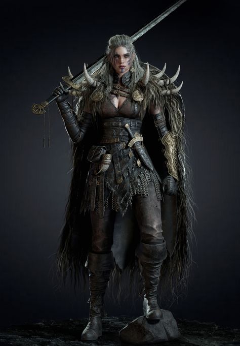 ArtStation - Viking, Kim subeen Viking Oc, Body Pose Drawing, Destiny's Child, Body Poses, Epic Games, Illustration Character Design, Character Creation, Dnd Characters, Indie Games