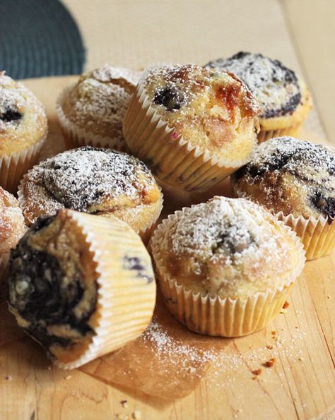 Juicy Peach & Blueberry Muffins – Scientifically Sweet Fig Muffins Recipe, Blueberry Peach Muffins, Delicious Muffin Recipes, Almond Olive Oil Cake, Baking Without Butter, Fig Muffins, Best Moist Chocolate Cake, Moist Banana Muffins, Peach Muffins