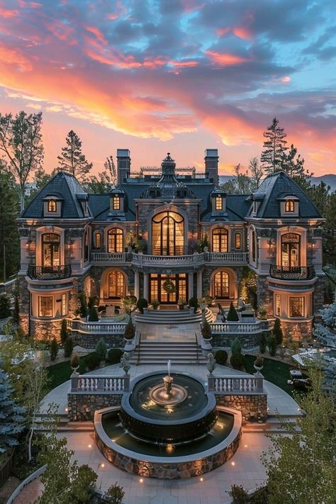 Mansion With Front Porch, Cool Rooms In Mansions, Mansion Aesthetic Old Money, Mansions Farmhouse, Mansion On The Water, Mega Mansions Interior, Fancy Mansion Exterior, Fancy Houses Interior Luxury, Big Modern Mansion