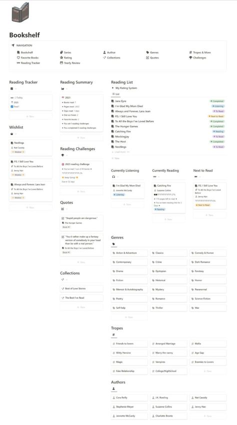 free notion templates Notion Reading Tracker, Notion Bookshelf Template, Notion Reading Template, Notion Aesthetic Template, Notion Book Tracker, Book Trackers, Journal Notion, Notion Ideas, Notion Aesthetic