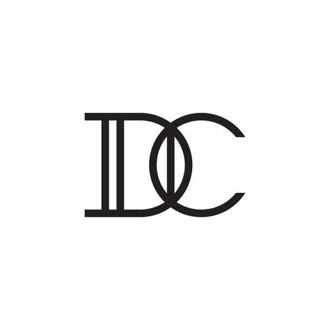 DC or CD initial letter logo design vector. Monogram Logo Letters, Logo Dc, Dc Logo, Chest Tattoos, Chest Tattoos For Women, Letter Logo Design, Chest Tattoo, Initial Letter, Initial Letters