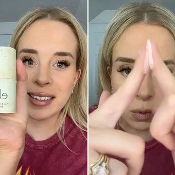 Stop Under Eye Creasing, Under Eye Creases, Under Eye Primer, Tiktok Beauty, Under Eye Makeup, Eyeshadow Tips, Makeup Tips For Older Women, Types Of Makeup, Under Eye Concealer