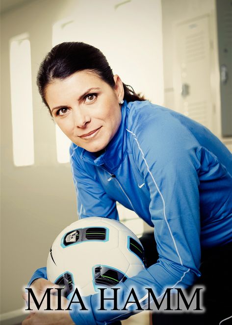 1972, Mariel Margaret Hamm-Garciaparra is an American retired professional soccer player, two-time Olympic gold medalist, and two-time FIFA Women's World Cup champion. Hailed as a soccer icon, she played as a forward for the United States women's national soccer team from 1987–2004 (L26742) Louise Fletcher, Mia Hamm, Johan Cruyff, Usa Soccer Women, Professional Soccer, Soccer Tips, Soccer Stars, Womens Soccer, Soccer Team