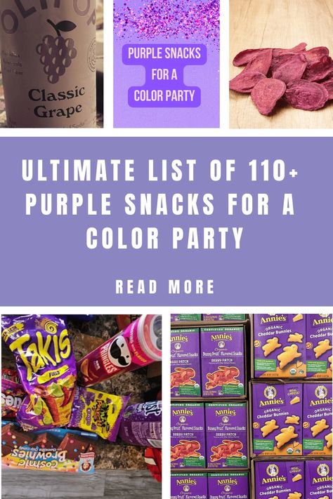 Elevate Your Celebrations with a Purple Palette! Dive into our regal world of purple snacks perfect for every event, from lavish royal-themed parties to meaningful Alzheimer’s awareness gatherings. Explore vibrant, tasty treats that promise to enchant your guests and elevate your tablescape with luxurious, vibrant hues. Click for a curated list of snacks & inspiring ideas to turn your occasions into a visual and gastronomic feast! #PurpleParty #SnackIdeas #ThemedParty #CelebrateIn Purple Theme Food Ideas, Purple Party Snack Ideas, Color Themed Snack Baskets, Purple Color Theme Party Snacks, Purple Color Party Basket Ideas, Color Party Purple Food, Purple Party Food And Drinks, Purple Party Food Tray, Purple Color Food Ideas