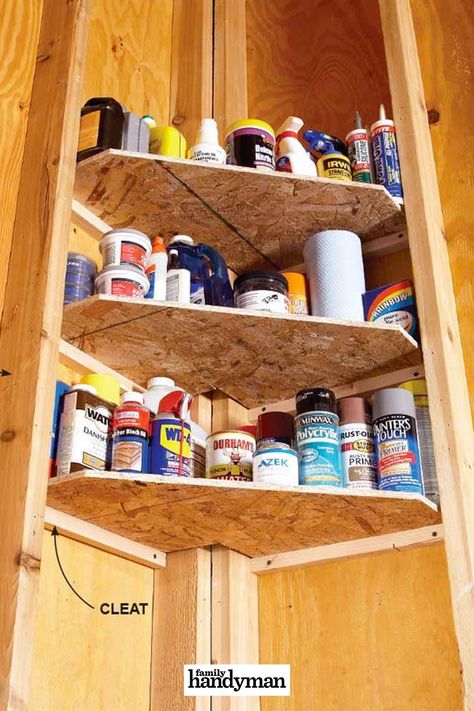 Garage Organization Tips, Garage Organisation, Storage Shed Organization, Garage Workshop Organization, Garage Storage Shelves, Shed Organization, Garage Organization Diy, Garage Tool Storage, Tool Storage Diy