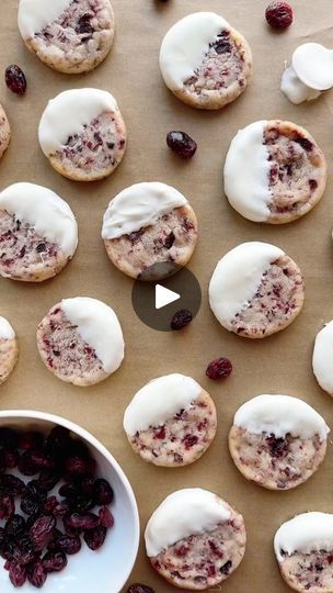 Classic Christmas Cookies, Almond Shortbread, Almond Shortbread Cookies, Cranberry Almond, Shortbread Cookie Recipe, Shortbread Cookie, Chocolate Drip, Cranberry Orange, Cozy Kitchen