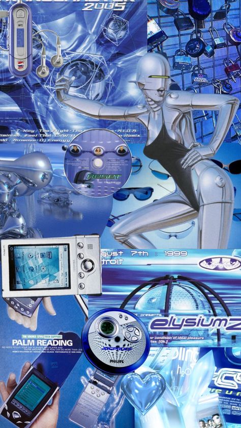 2000s Futurism Aesthetic, 200s Futurism, 2000s Futurism Wallpaper, Futuristic 2000s Core, 2000s Retro Futurism, Early 2000s Futurism, Retro Futurism Y2k, Y2k Aesthetic Moodboard, Futurism Moodboard