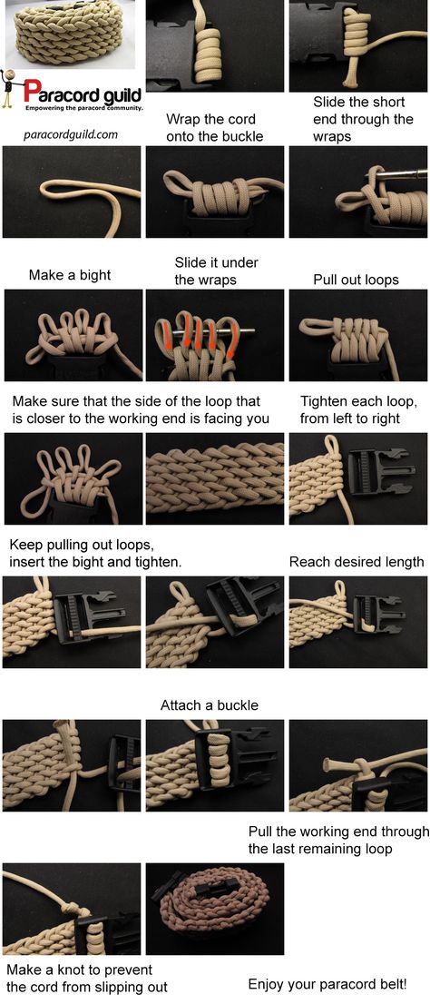 paracord belt instructions Paracord Hunting Projects, Sanctified Paracord Bracelet, Paracord Belt, Paracord Crafts, Paracord Ideas, Paracord Diy, Paracord Tutorial, 550 Cord, Paracord Knots