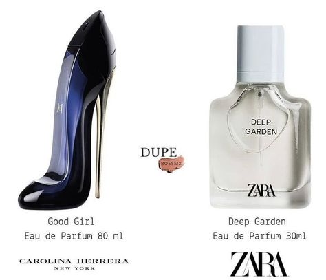 Good girl Carolina Herrera Zara dupe Zara Deep Garden, Zara Perfume, Good Girl Perfume, Perfume Hacks, Koleksi Parfum, Carolina Herrera Perfume, Perfume Carolina Herrera, Seductive Perfume, Tom Ford Perfume