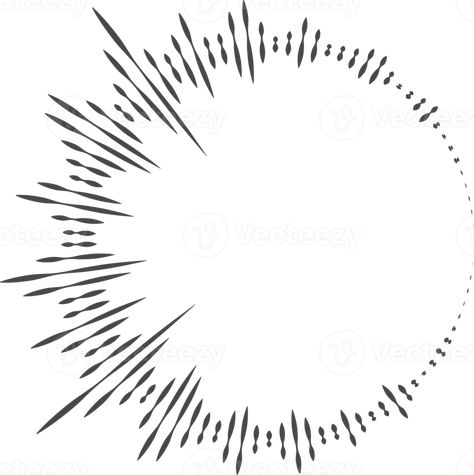 Circle audio wave. Circular music sound equalizer. Abstract radial radio and voice volume symbol Music Art Abstract, Abstract Icon Design, Abstract Music Tattoo, Sound Graphic Design, 12th Fail, Logo Design Music, Sound Wave Tattoo, Frequency Art, Sound Waves Design