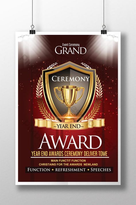 Award Design Poster, Award Poster Design Layout, Award Ceremony Poster, Bulb Art, Award Poster, Light Bulb Art, Standee Design, Red Drapes, Corporate Awards