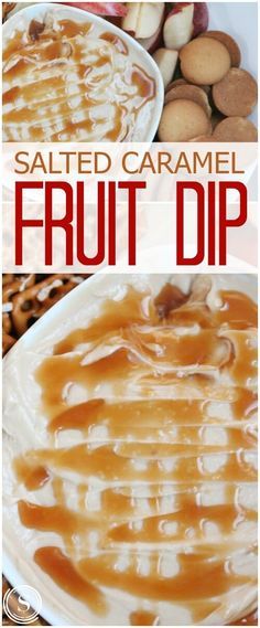 Salted Caramel Fruit Dip Recipe! Homemade Recipe for Super Bowl Parties, Game Day Recipes, and Holidays! Caramel Fruit Dip, Cream Cheese Fruit Dip Recipe, Caramel Fruit, Easy Salted Caramel, Fruit Dip Recipe, Fruit Dips, Appetizers Easy Dips, Dips Recipes, Easter Food Appetizers