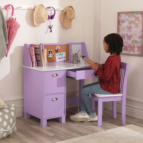 11 Best Kids' Desks 2021 - Stylish and Functional Desks for Kids White Kids Desk, Wooden Study Desk, Desk With Chair, Kids Study Desk, Study Table Designs, Kids Study Table, Paper Organizer, Reading Table, Kids' Desk