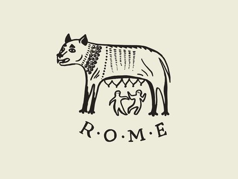 Roman Illustration Ancient Rome, Ancient Italy Tattoo, Ancient Rome Symbols, Rome Graphic Design, Rome Symbols, Roman Art Drawing, Rome Scrapbook, Ancient Rome Tattoo, Roman Illustration