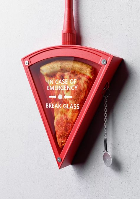 Pizza Art, Publicidad Creativa, Fotografi Vintage, Emergency Food, Montage Photo, Digital Art Illustration, Art Series, In Case Of Emergency, Ads Creative