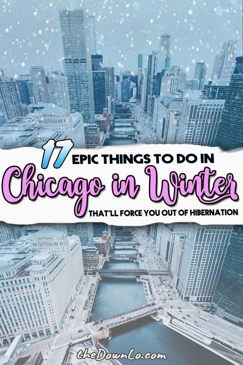 17 Epic Things to Do in Chicago in Winter to Keep You From Hibernating : The Down Lo Cheap Things To Do In Chicago, Cool Things To Do In Chicago, Things To Do In Chicago In January, Thing To Do In Chicago, Things To See In Chicago, What To Do In Chicago In Winter, Chicago What To Do, Chicago Winter Activities, Free Things To Do In Chicago