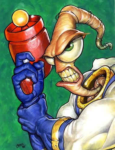 Earth Worm Jim! Earthworm Jim, Cartoons 80s 90s, Classic Cartoon Characters, Graffiti Characters, 90s Cartoon, Earthworms, Random Art, Game Character Design, Classic Cartoons