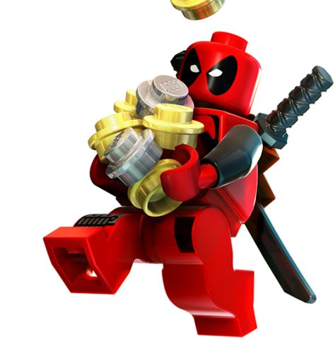 Deadpool (lego-marvelsuperheroes.wikia.com - 2014) Lego Deadpool, Lego Marvel Super Heroes, Dead Pool, Marvel Super Heroes, Lego Minifigs, Lego Super Heroes, Cuadros Star Wars, Lego Dc, Lego Figures