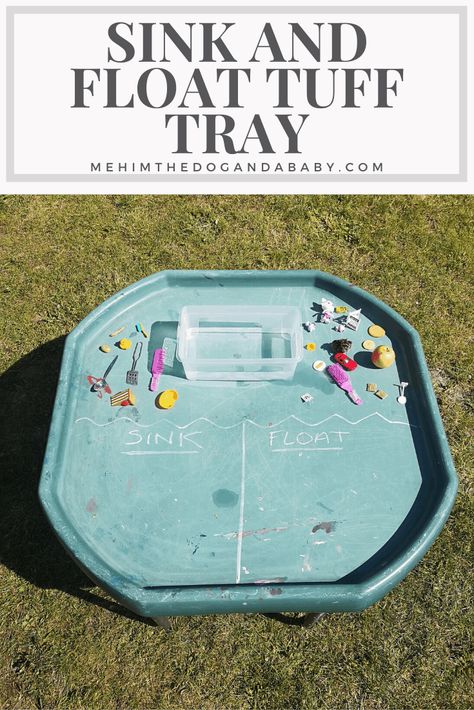 Tuft Tray Ideas Year 1, Tuff Tray Ideas Under 1, Tuff Tray Play Ideas, Educational Tuff Tray Ideas, Eyfs Activity Ideas, Early Years Classroom Activities, Early Years Outdoor Activities, Tuff Tray Science, Floating And Sinking Activities Eyfs