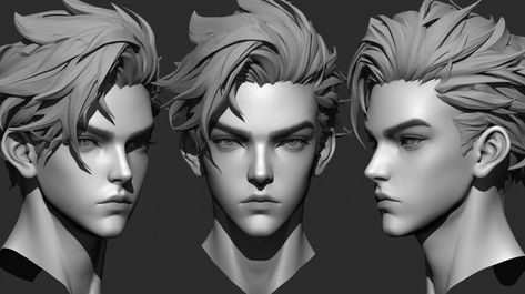 ArtStation - +390 Kid Boy Head Sculpt Reference(4k) Zbrush Hair, Zbrush Tutorial, Tree Textures, Human Anatomy Drawing, Kid Boy, 3d Tutorial, Anatomy Drawing, Digital Painting Tutorials, Doodle Art Designs