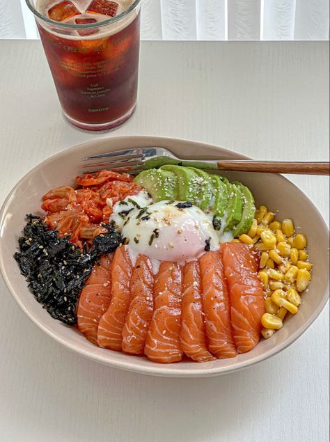 Korean Healthy Food, Healthy Snacks Aesthetic, Japanese Healthy Food, Different Types Of Food, Healthy Food Menu, Pasti Sani, Resep Diet, Idee Pasto, Healthy Food Inspiration