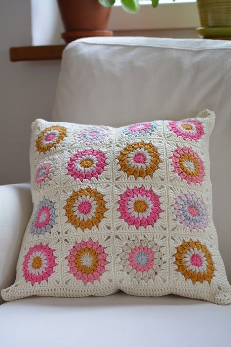 Eye Catching Home Accessories || Crochet Cushions ||Home Accents How To Make Crochet Cushion Cover|| Simple Cushion Pattern  https://youtu.be/jxDR4zEkTgM  #crochetcushioncover #Simplecushionpattern l #knittedcushioncoverpattern #Easytutorial #Forbeginners Cute Crochet Throw Pillows, Pillow Granny Square Crochet, Simple Cushion Covers, Cushion Covers Crochet, Home Crochet Decor, Crochet Granny Square Pillow Cover, Crochet Couch Pillows, Crochet Pillow Granny Square, Cute Crochet Pillows