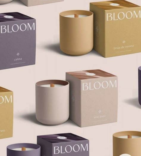 Scented Candles Branding, Packaging Scented Candle, Cool Candle Packaging, Candle Packaging Ideas Branding, Candle Package Design, Candle Packaging Ideas Boxes, Scent Branding, Packaging Velas, Candle Business Ideas