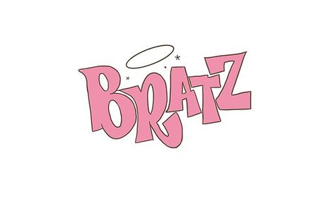 Brats Logos, Bratz Silhouette, Leavers Shirt Designs Bratz, Bratz Tattoo Design Logo, Bratz Logo Tattoo, Bratz Symbols, Bratz Embroidery, Leavers 2023, Bratz Jeans