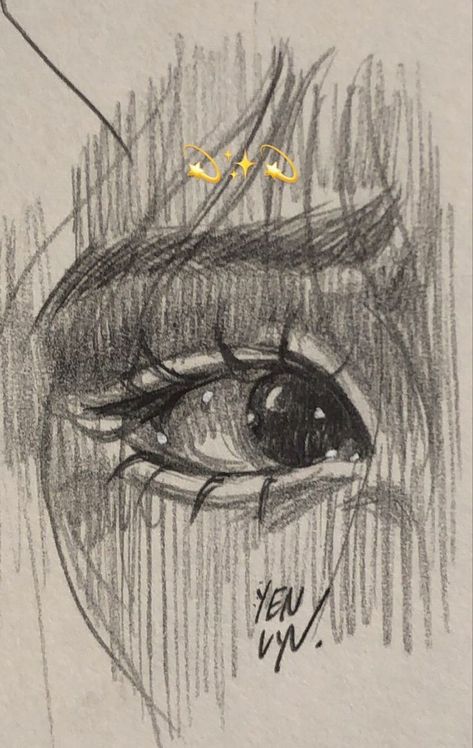 Soft Eye Drawing, Semi Realistic Eyes Sketch, Upturned Eyes Drawing, Cute Eye Sketch, Eyes Sketch Aesthetic, Sleepy Eyes Anime, Eye Drawings Sketches, Eyes Looking Up Drawing, Sleepy Eyes Drawing