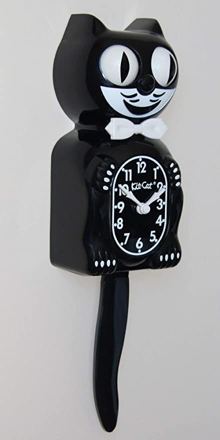 Kit Cat Clock, Classic Clock, Vintage Knick Knacks, Moving Eyes, Classic Clocks, Cat Clock, Black Kit, Cute Posts, Cat Theme